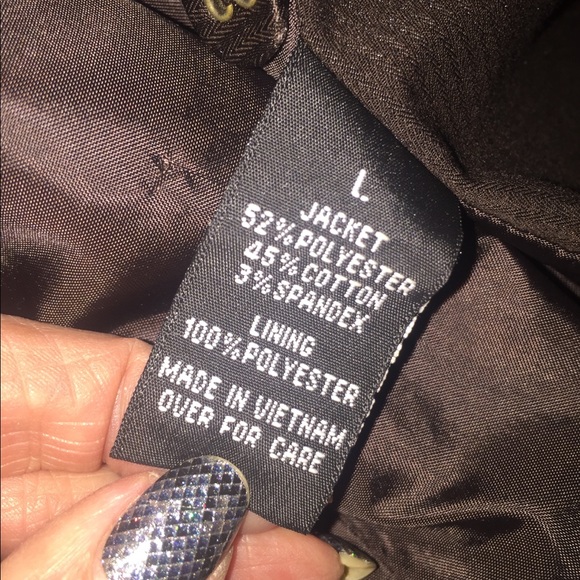 BCX 3-Piece Brown Skirt Suit: Shadow-Stripe w Kick-Pleats & Matching Chemise - Picture 6 of 7